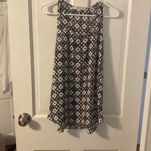 Medium loft racer back top